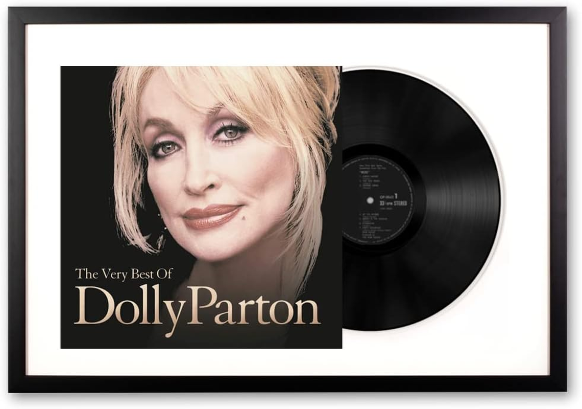 Vinyl Art Dolly Parton the Very Best of Dolly Parton Memorabilia Framed image number 2
