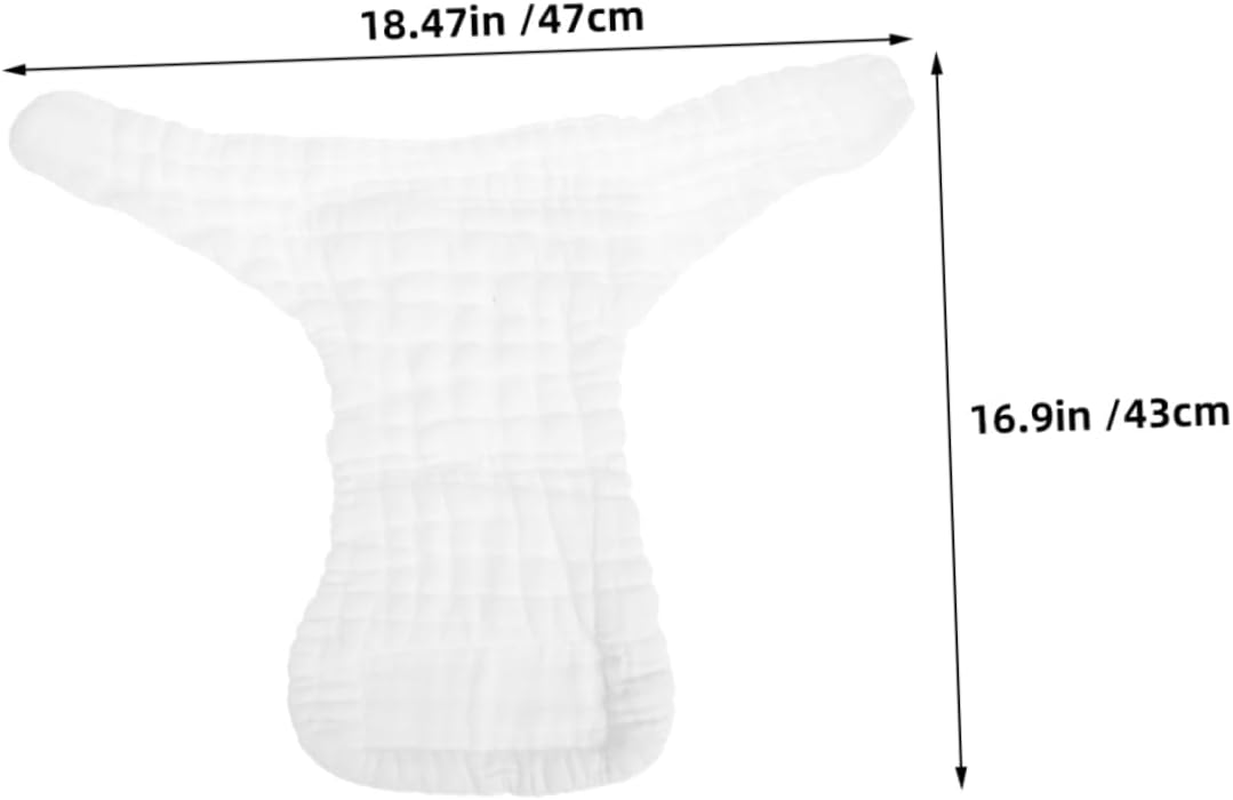 5Pcs Newborn Nappies Reusable Cloth Diaper Inserts Soft Absorbent Cotton Nappy Pads Liners Cloth Insert image number 1