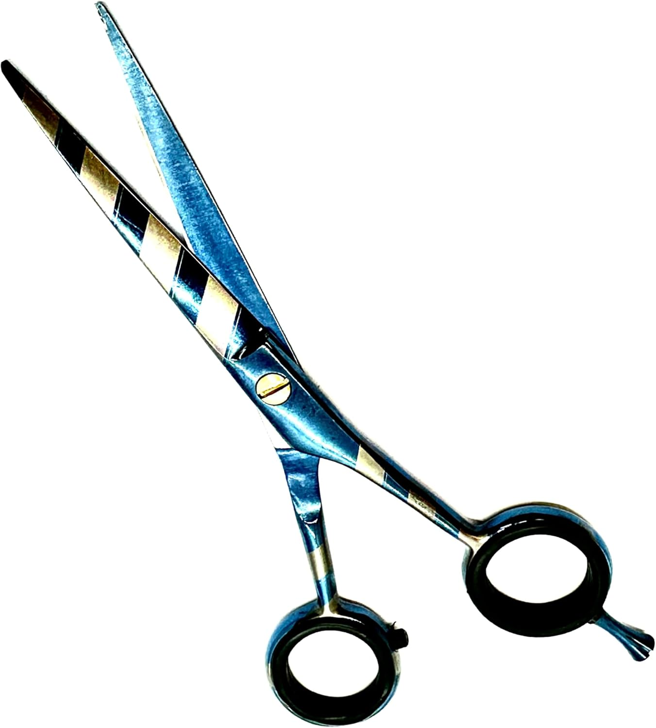 Professional Hairdressing Scissors 5" German Premium Steel with Rotating Screw Sharp Scissors for Hairdressers, Barbers and Academies - Made in Germany