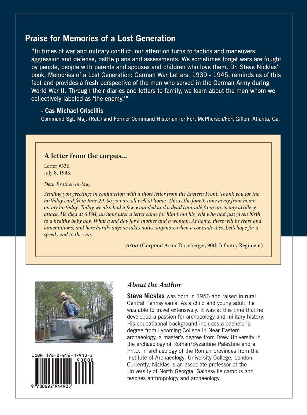 Memories of a Lost Generation: German War Letters, 1939 - 1945