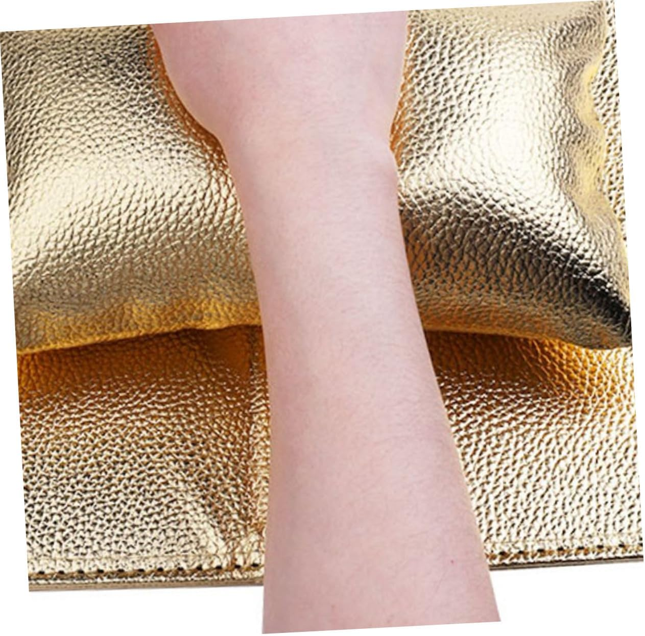 DONFAMDS Comfortable Nail Pillow Hand Rest Cushion Set Lightweight Sturdy Mat and Arm Rest for Nails Manicure Pedicure Salon and Home Use Stain Resistant Tech Tool - Golden image number 2