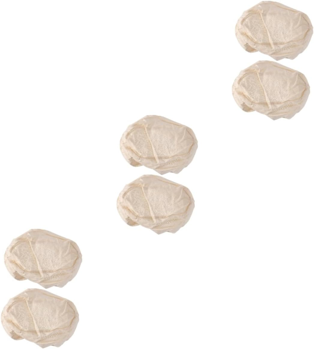 MUCKLILY 2Pcs Sourdough Bread Sourdough Proofing Basket Bread Proofing Cloth Liner Cheese Wax Cannabutter Maker Bread Baker Tools Keeper round Couch Baking Supplies Fermented Cloth Rattan