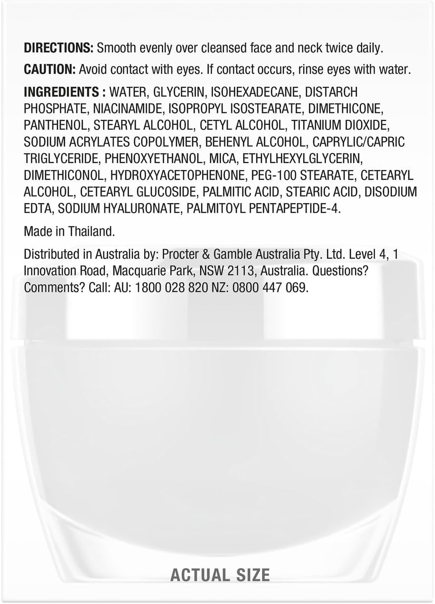 Olay Regenerist Micro Sculpting Face Cream Moisturiser Fragrance Free, 48G image number 4