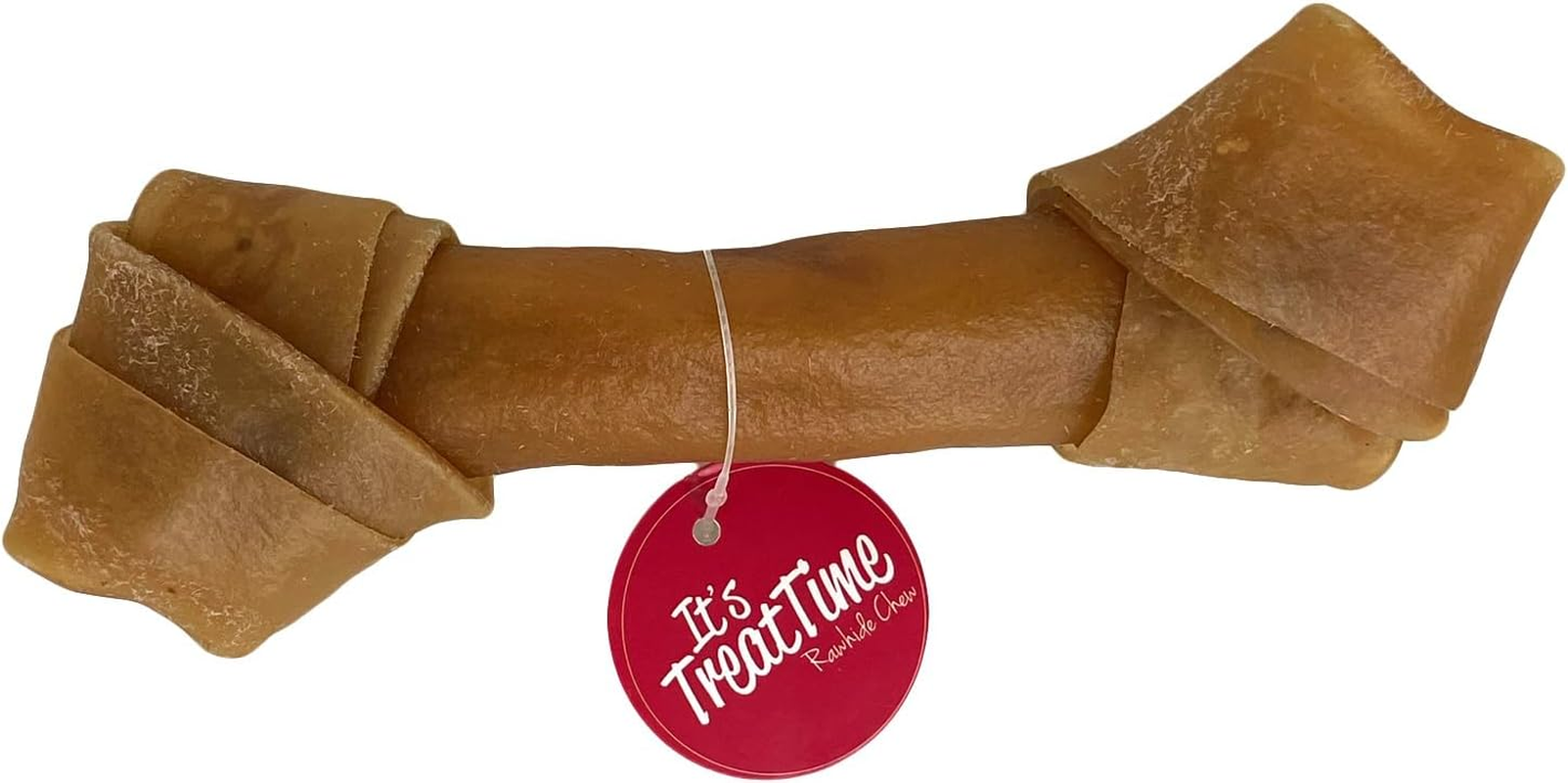 It'S Treat Time Dog Rawhide Bone Knot Natural 16Cm (25 Pack) - Long-Lasting Dog Treats, Dental Chews for Dogs, Teeth Cleaning, Tartar Control, Oral Health image number 1