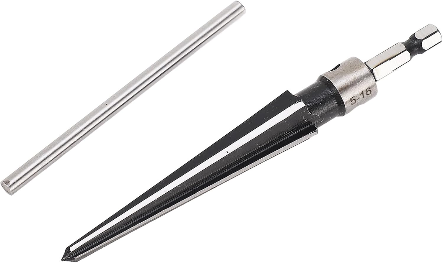 Tapered Reamer, 6 Flute T Handle, Chamfering Deburring, Incisive Cutting, 3-13Mm, 5-16Mm, for Musical Instrument, Woodworking, Sheet Metal image number 3