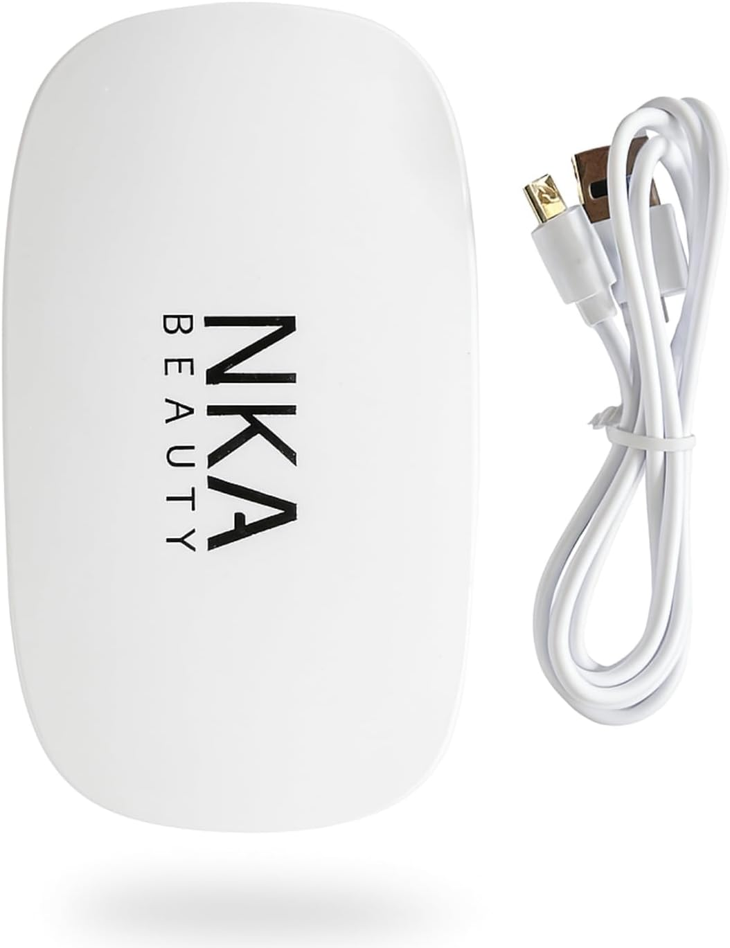 NKA Beauty Mini UV LED Nail Lamp &ndash; Compact Gel Nail Light for Curing Gel Polish & Semi-Cured Nail Wraps &ndash; Portable Usb-Powered Nail Dryer &ndash; Travel Friendly & Fast Drying image number 2