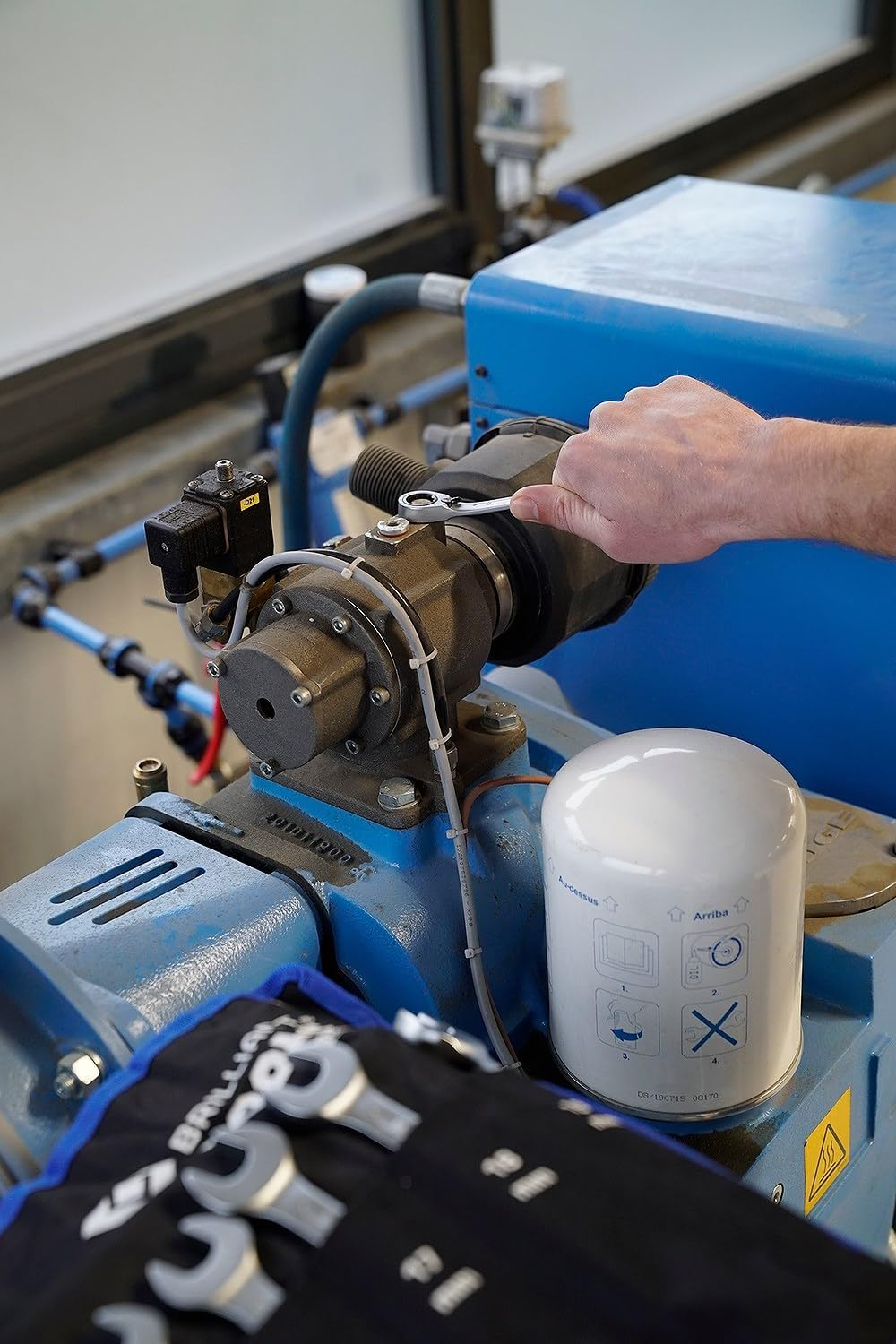 BRILLIANT TOOLS BT013807 Ratchet Ring Spanner 7Mm [Powered by KS TOOLS]