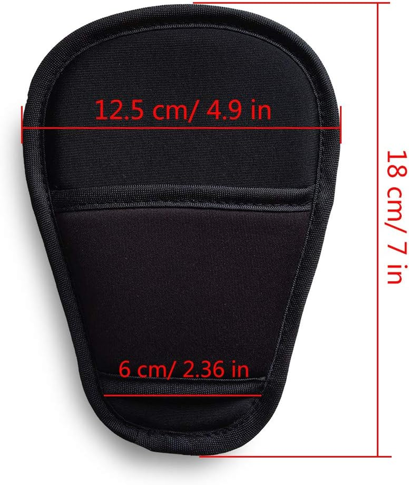 Seedfuture Baby Stroller Seatbelt Crotch Cushion Black 2 Piece, Universal Pram Belt Pads for Newborns Infants Kids, Pushchair Seat Belt Crotch Covers - 3P image number 7