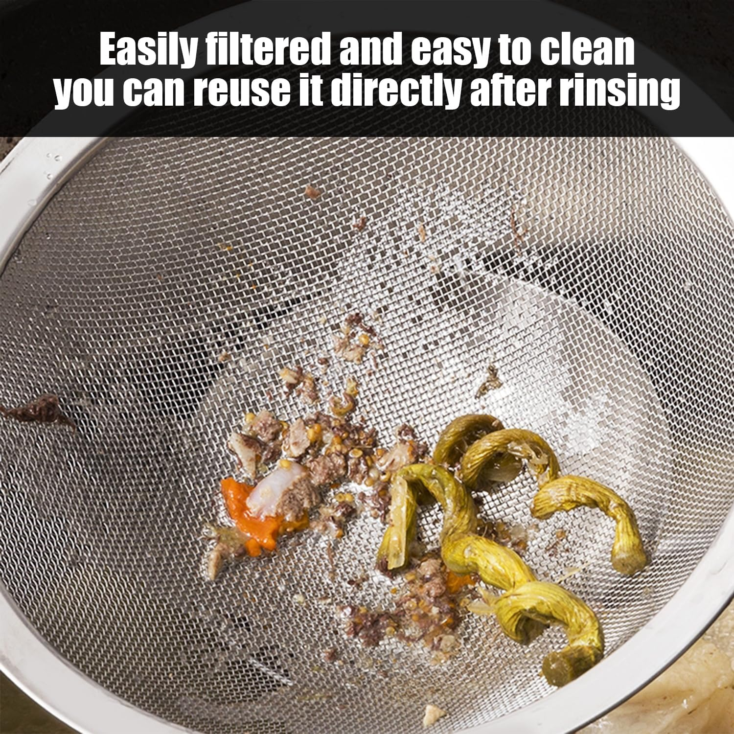 2 Tea Strainers, 2 Small Cleaning Brushes, Fine Mesh Tea Strainer, Mesh Strainer, Strainer with Metal Handle, Extra Fine Tea Strainer, Coffee Filter, Non-Slip Fine Mesh Strainer