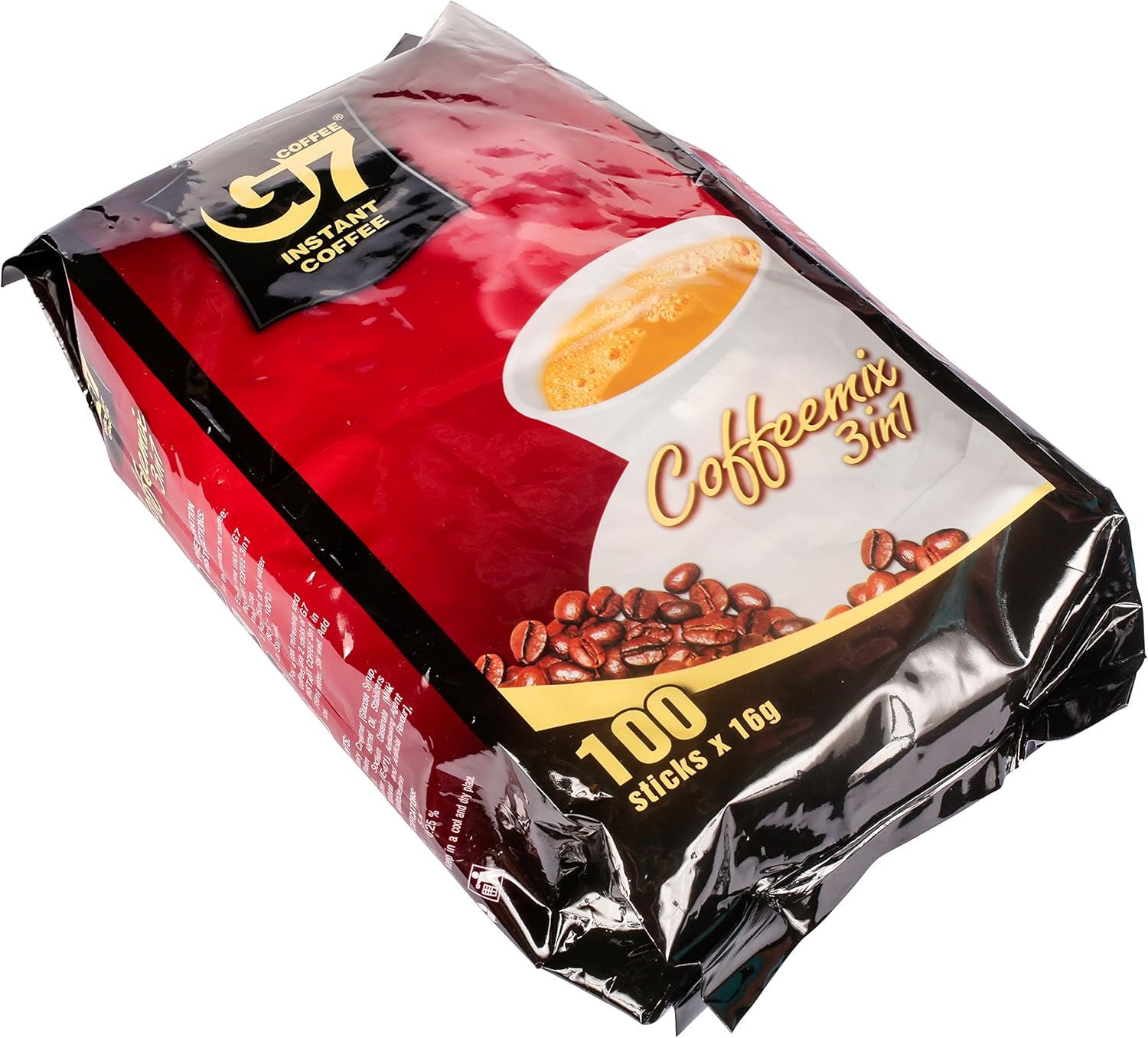 Trung Nguyen G7 Vietnamese 3-In-1 Instant Coffee 100 Sticks image number 2