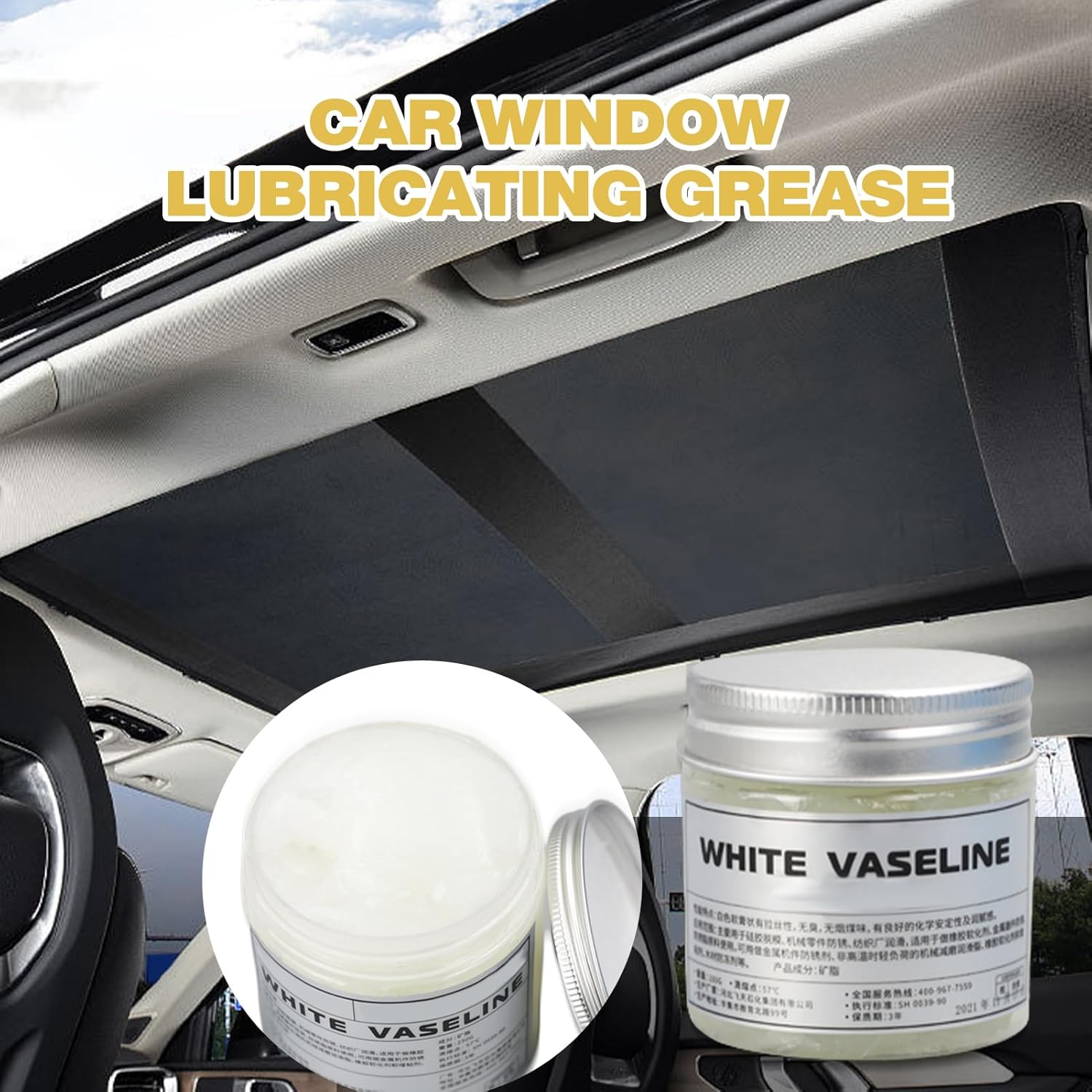Camper Slide Out Lubricant,3.5Oz Car Window, Tire Mounting, Garage Door Grease - Anti-Stuck Hinge Lubricant for Smooth Door Handle, Removes Noise, Lubricates Skylight Track Buniq image number 2