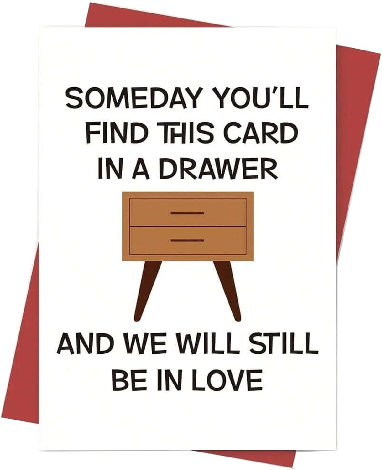YQQZQ Funny and Sincere Words Card,Perfect for Mother Father Wife Husband Boyfriend Girlfriend (Promise) image number 1