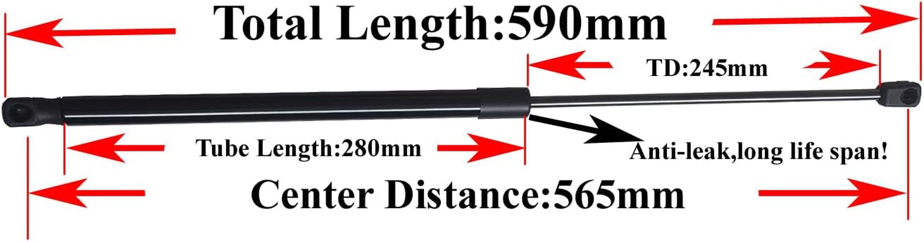 AONNOUS Bonnet Hood Gas Strut Fit for Jeep Grand Cherokee WK2 2011-22 Laredo Overland SRT Suv;Front Hood Lid Lift Support Prop Shock;Replace OE:55113748AA image number 5