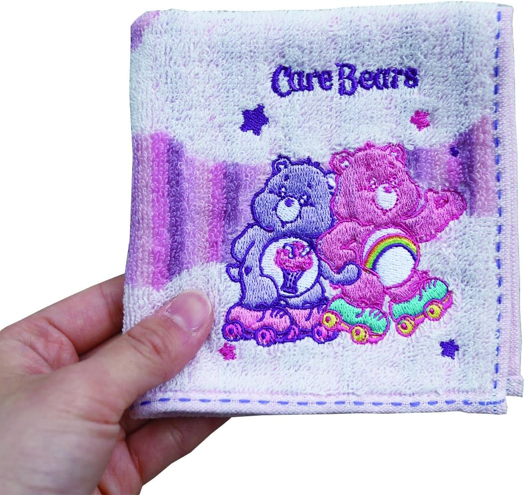 Marushin 5545003200 Mini Towel, Care Bear, Combination Bear (Pink), Handkerchief, Character, 100% Cotton, Antibacterial, Odor Resistant, Cute, Present, Gift, Birthday image number 5