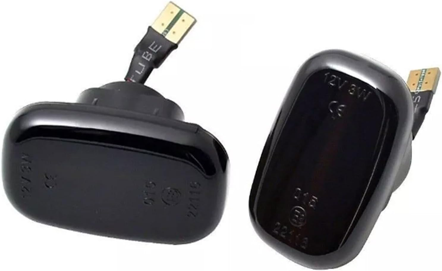 2X Smoked Dynamic LED Side Indicators Turn Signal Lights Lights for Hilux N70 05-15 Turn Linght Easy to Install