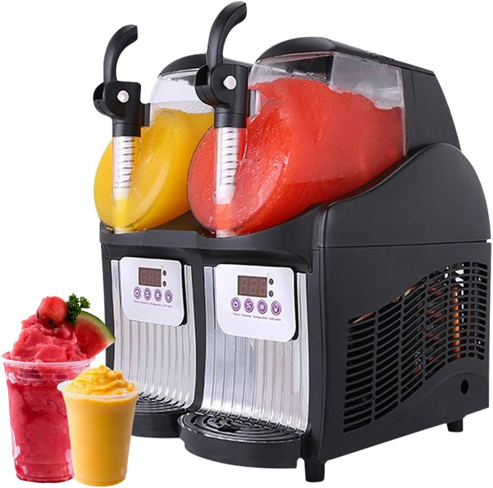 Slush Machine, 5L Commercial Frozen Ice Drink Refreshing Ice-Cool Juice & Smoothie Dispenser Equipment, Slushie Maker for Hotels, Bars & Caf&eacute;s image number 3