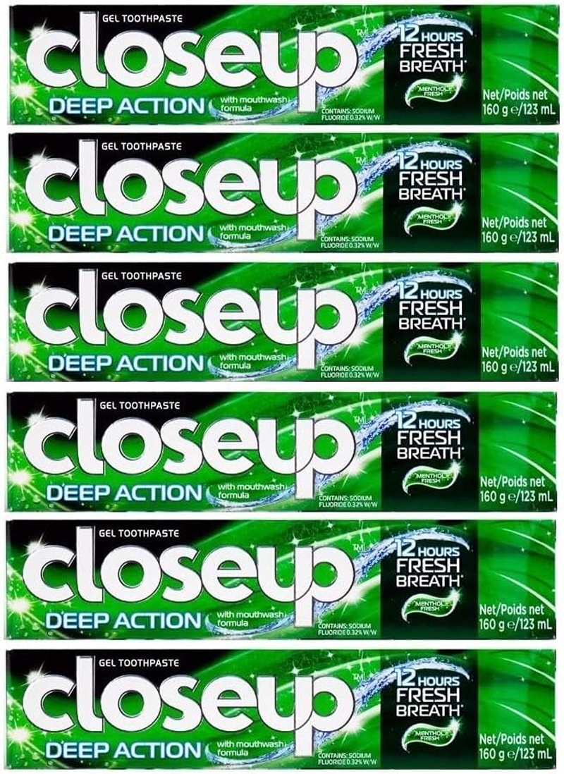 Closeup Deep Action Menthol Fresh Gel Toothpaste 160 G