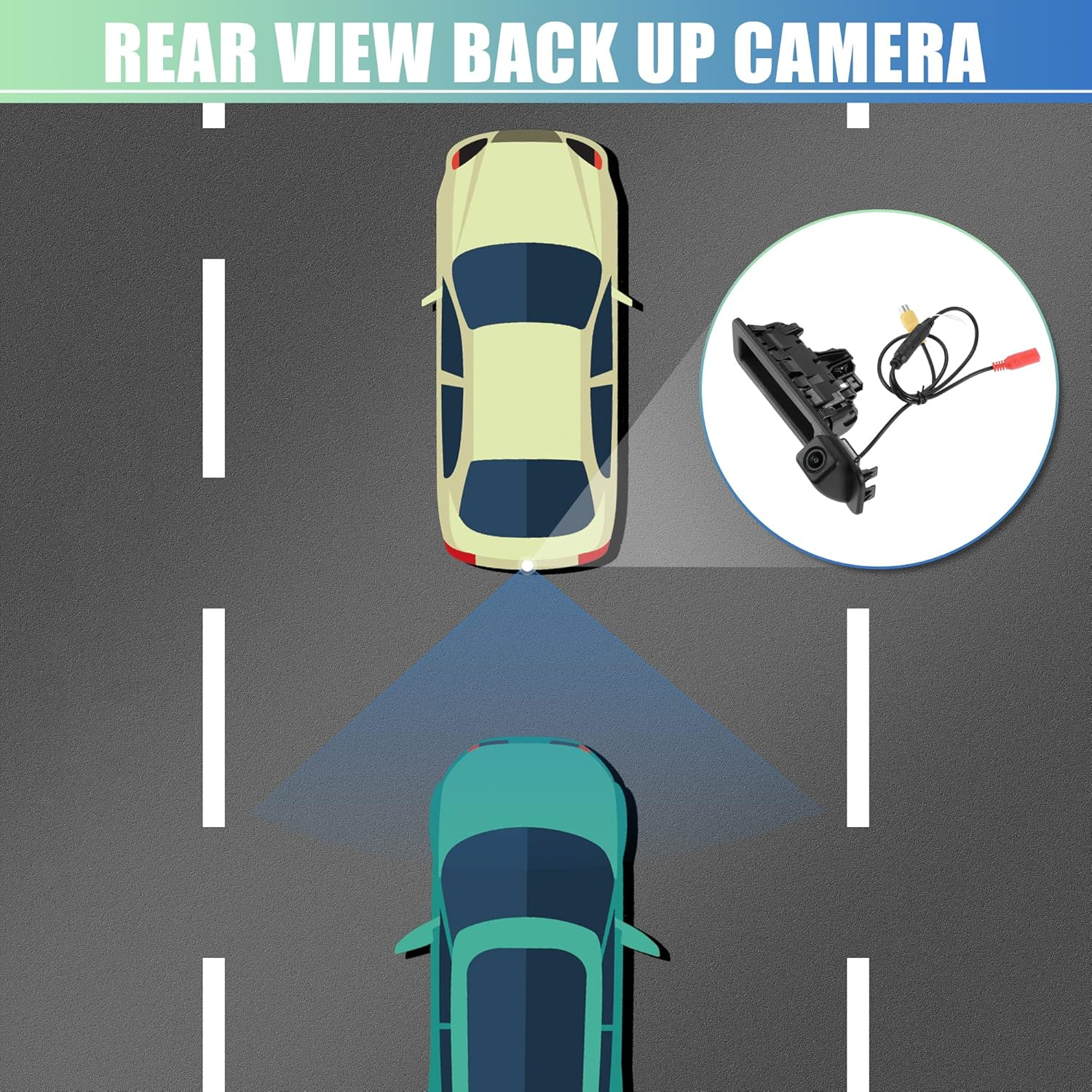 X AUTOHAUX 1 Set Rear View Back up Camera Rear Park Assist Reverse Camera for BMW 3Er F30 5Er F10 F11 F25 for BMW 320Li/530I/328I/535Li/520Li Plastic image number 1