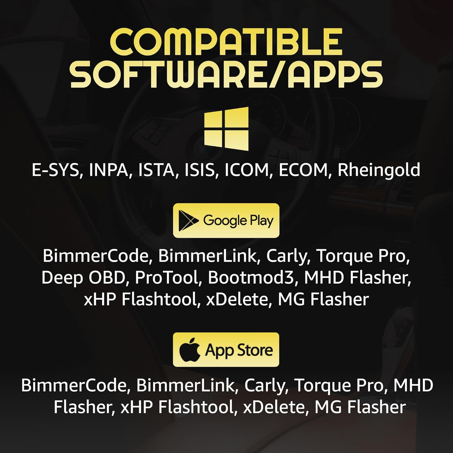 New 2M Ethernet to OBD Interface Cable E-SYS ICOM Coding F-Series for BMW ENET image number 3