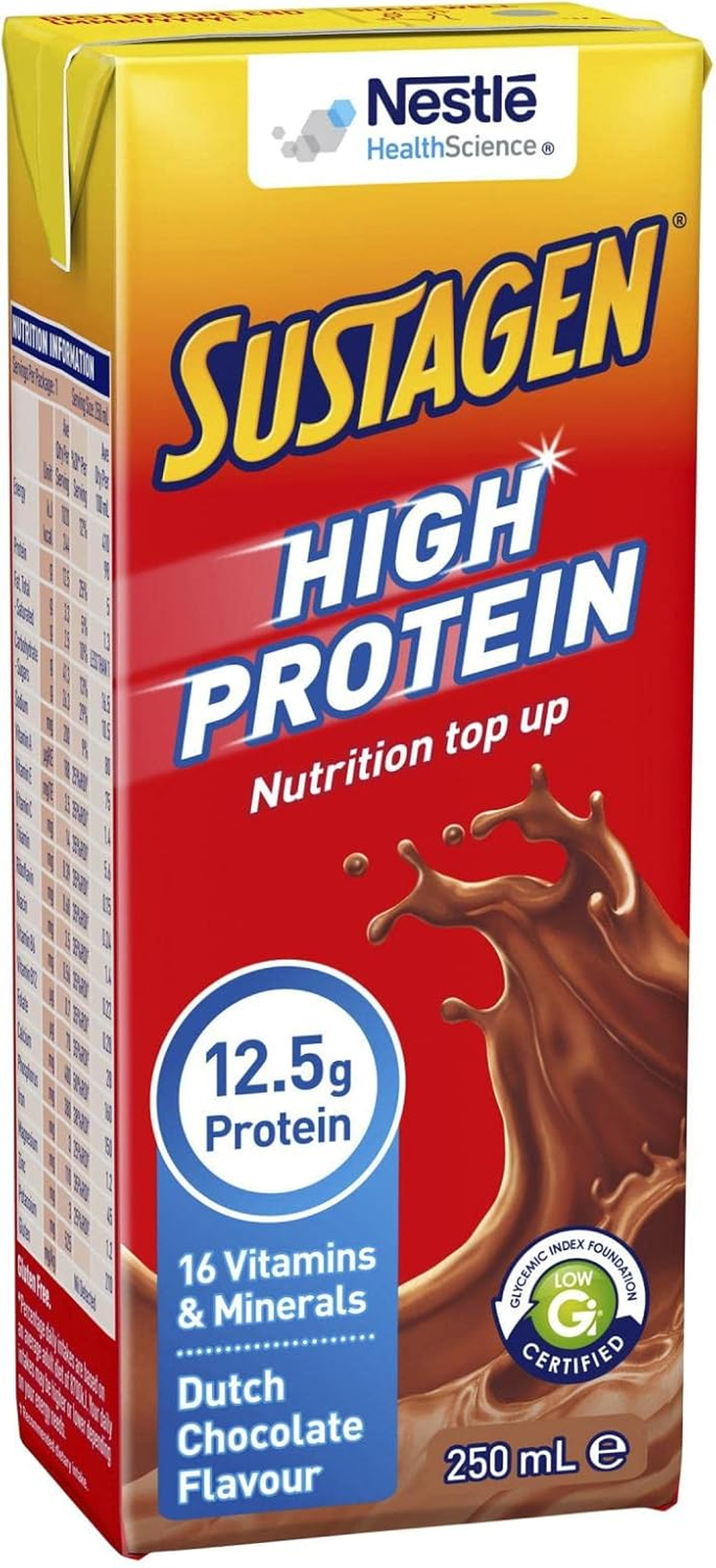 Nestle Sustagen Dutch Chocolate Flavour Drink 250 Ml image number 4