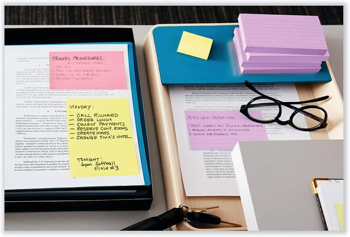 Post-It Notes Value Pack, 1-1/2 X 2-Inches, Canary Yellow, 24-Pads/Pack image number 6