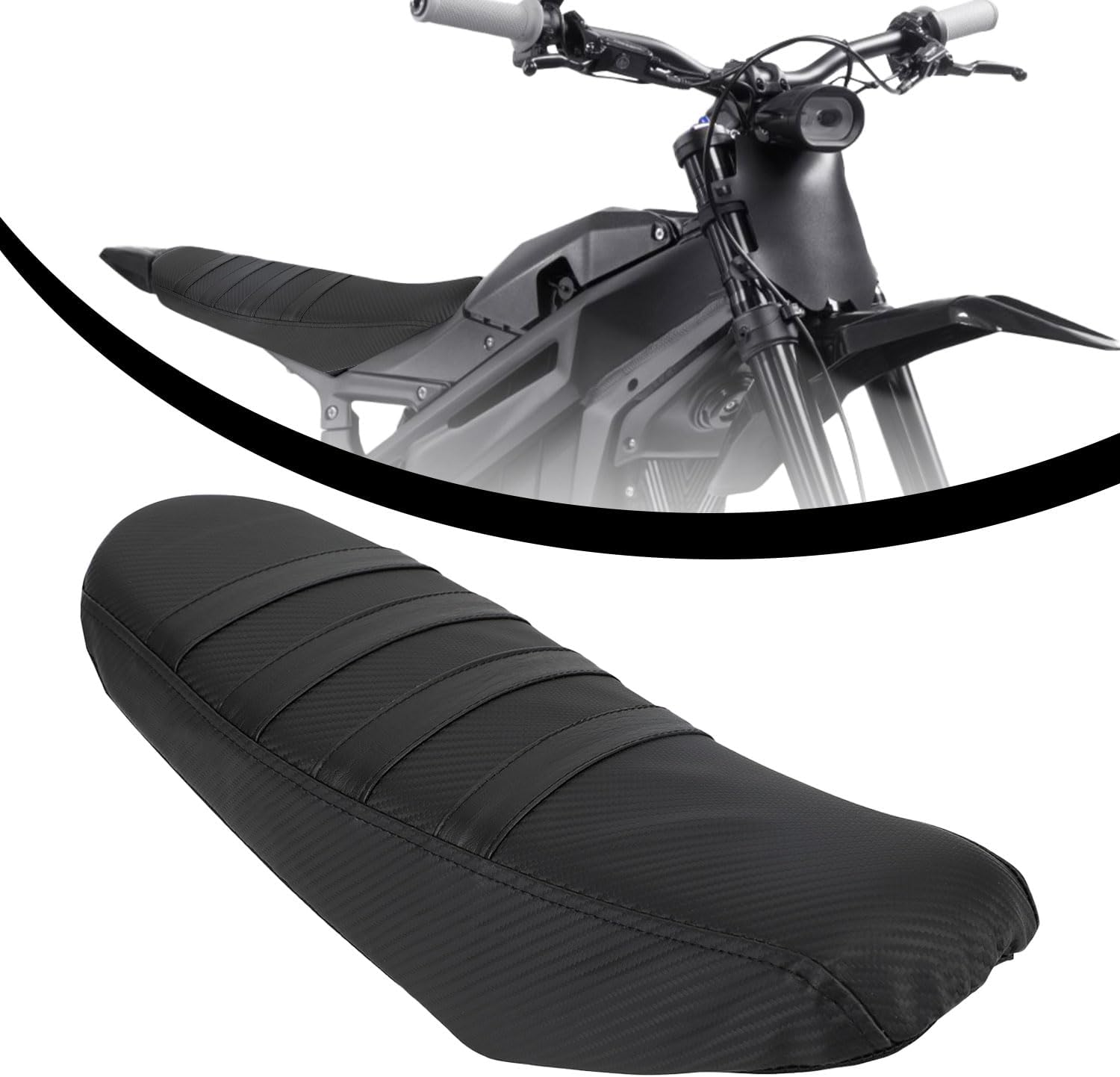 Runfarr Motorcycle Seat Cover Anti-Slip Pad Seat Cover for Talaria Sting MX3 MX4 Mx5-Grey