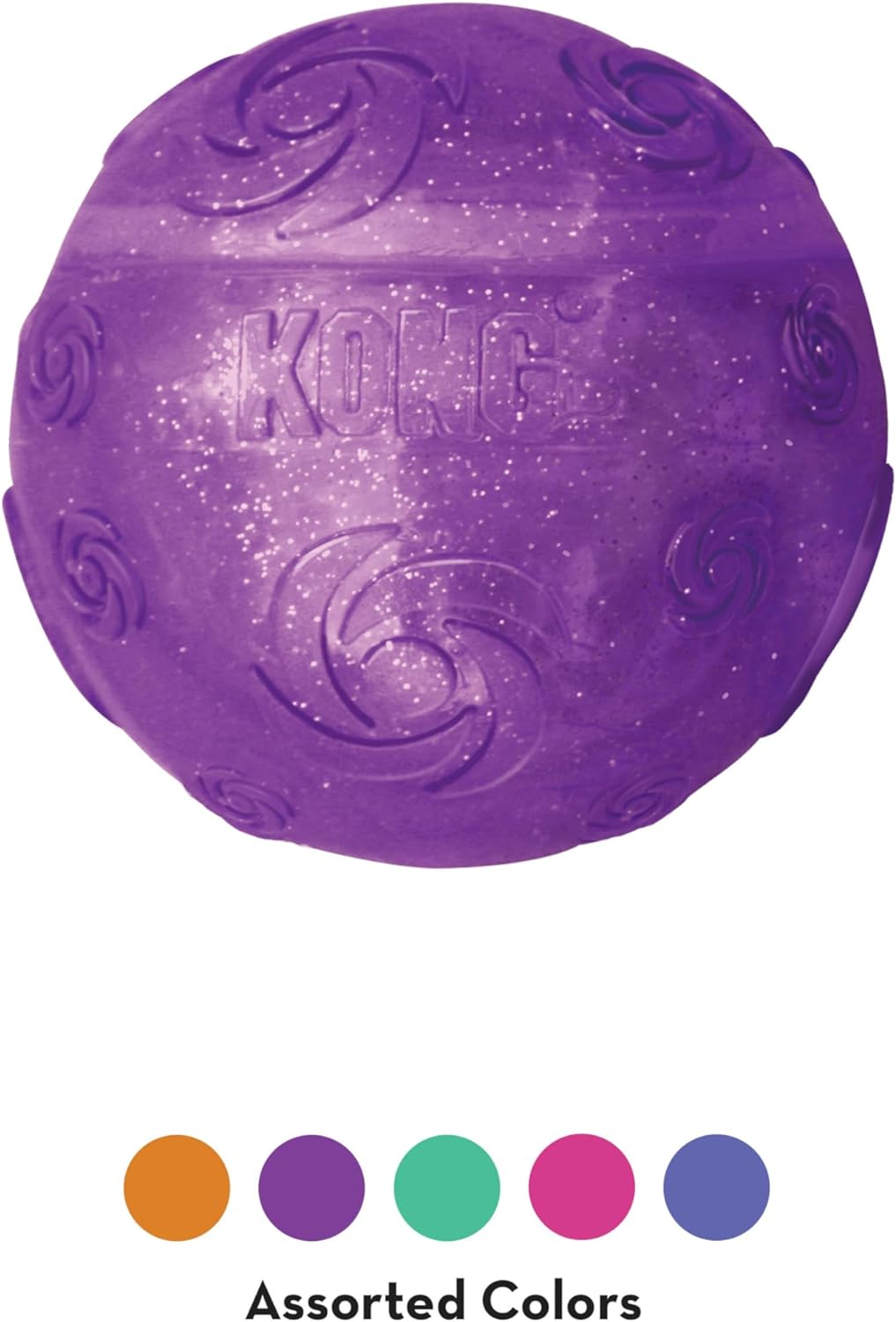 Kong Squeezz Crackle Ball Medium Dog Toy image number 4