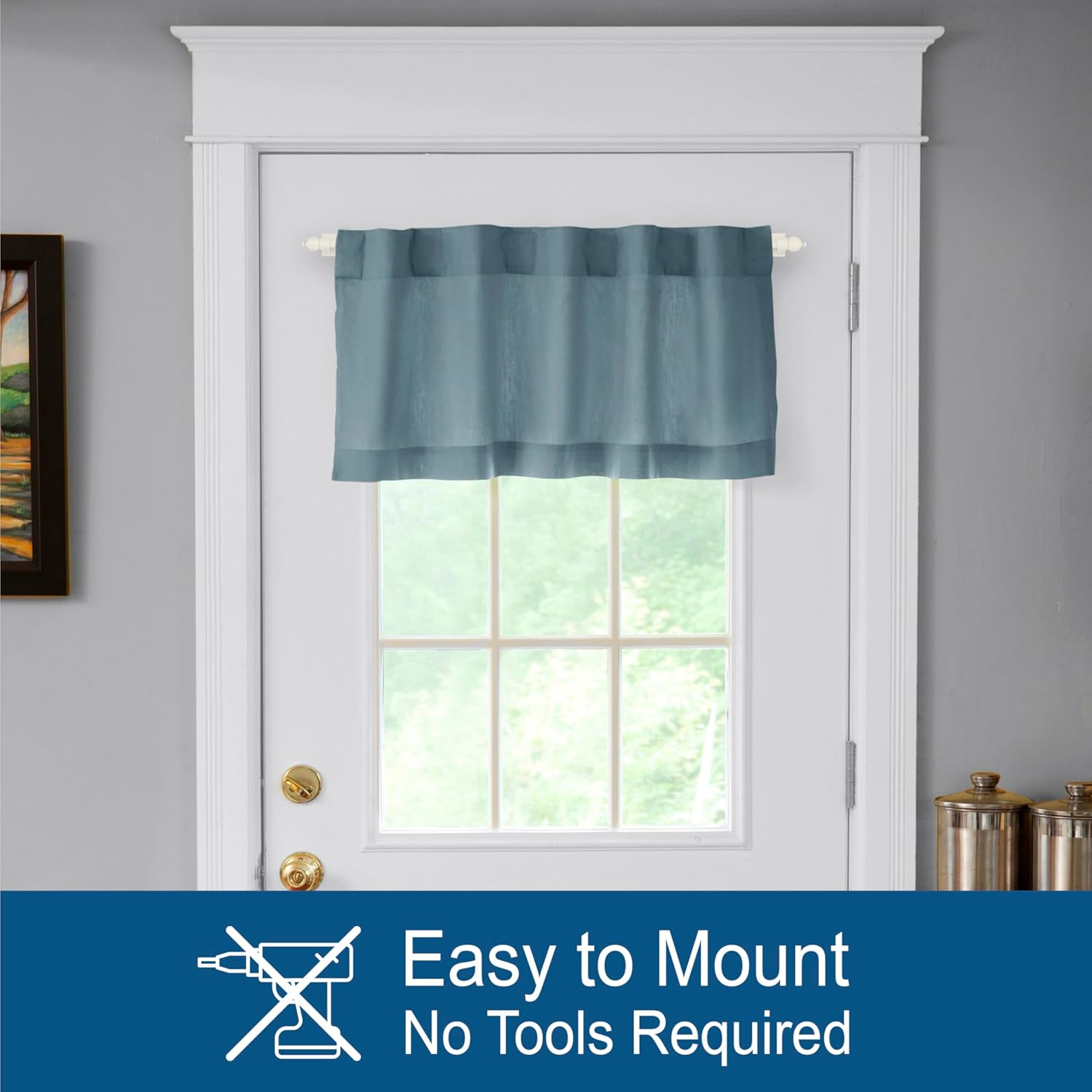 Kenney KN40345 Petite Sidelight Magnetic Rods, 8.75 to 15.75-Inch, White, Twin Pack image number 1