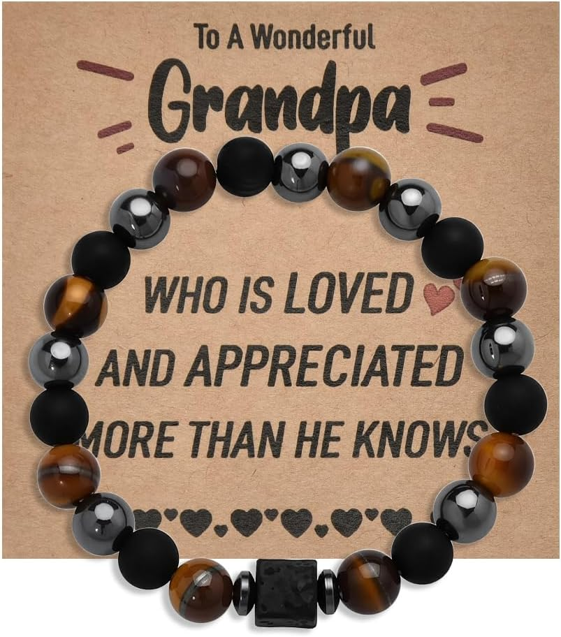 Dad Bracelet from Daughter Son Daddy Fathers Day Appreciation Gifts for Dads Birthday Gift Bracelets Wedding Gifts for Dads - Dad Bracelet From Daughter image number 2