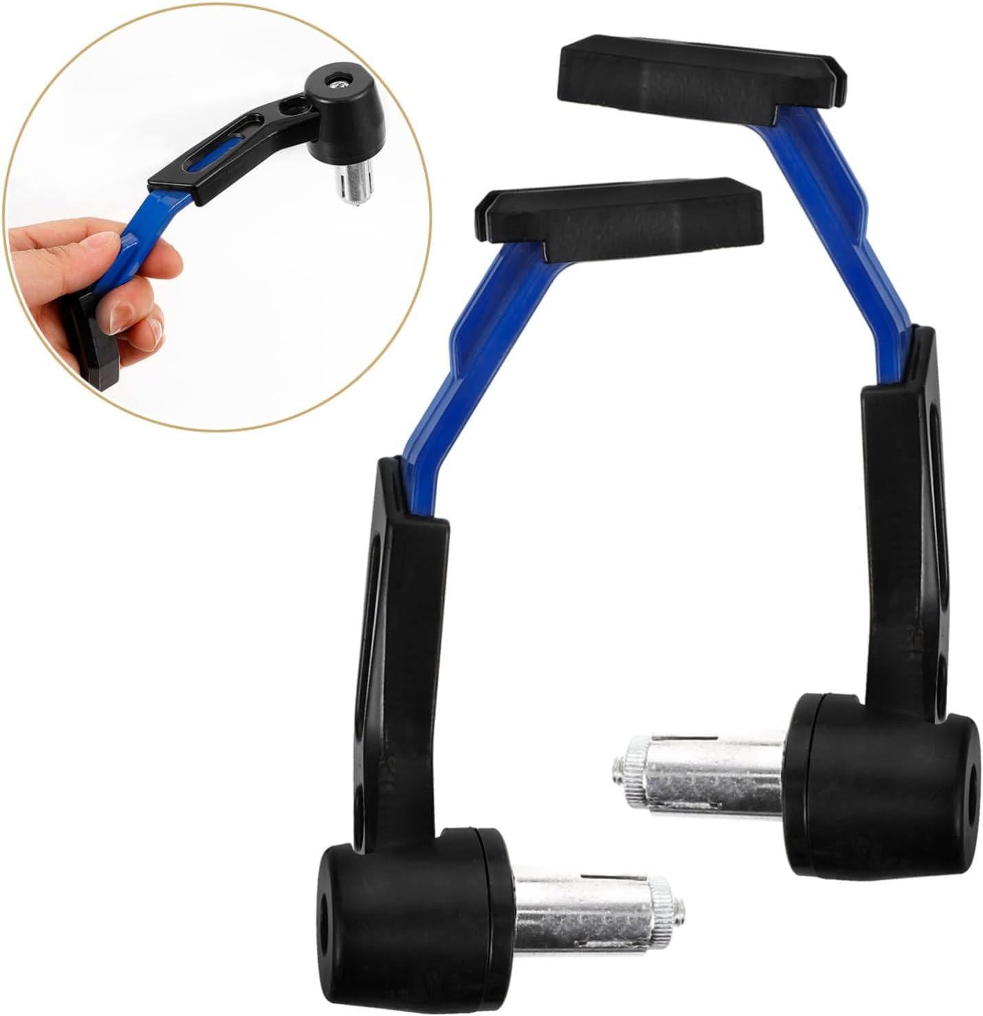 Iplusmile Metal Handlebar Guard Hand Guards for Motorcycle Motorbike Handlebar Cover Protective Bow for Riding in Rain Cold image number 4