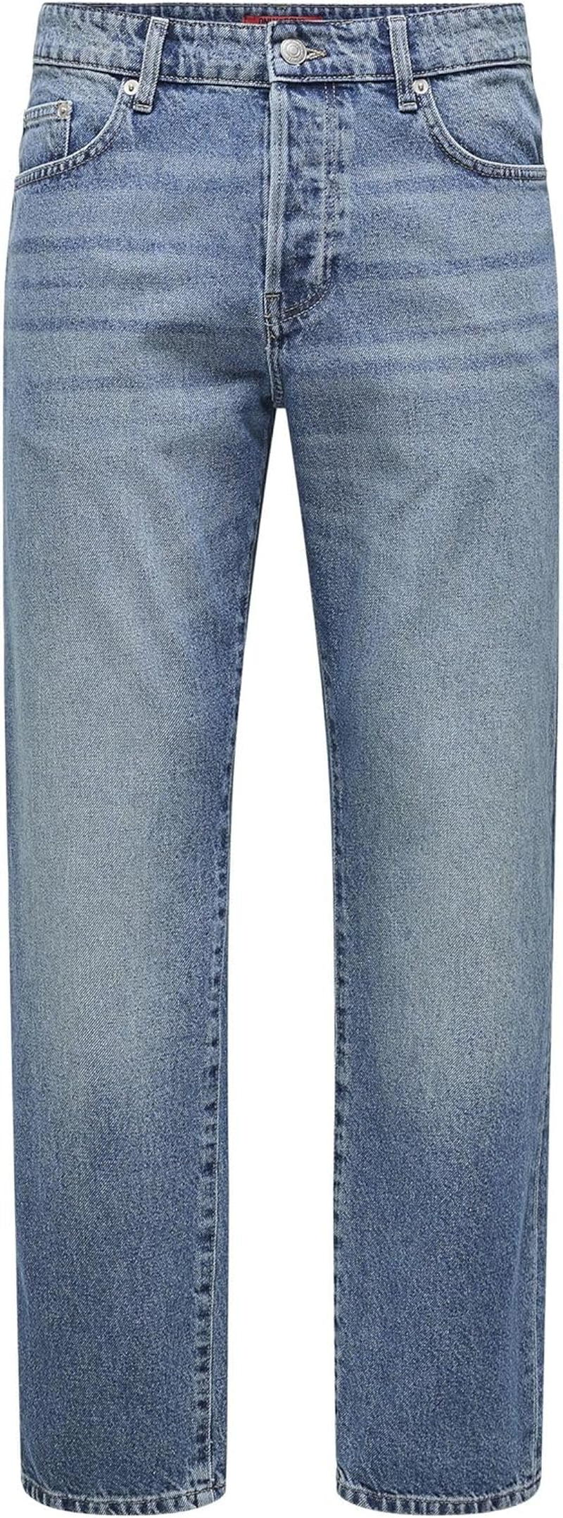 Only & Sons Men'S Onsedge Straight Box Tai DNM Cbo Noos Jeans image number 5