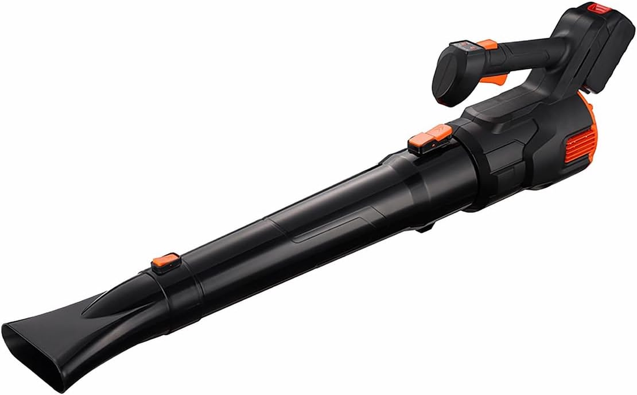 21V Electric Cordless Leaf Blower 200Km/H 2.0Ah Batteries and Charger - Lightweight Solution for Patio Cleaning, Lawn Care, and Leaf Blowing image number 2