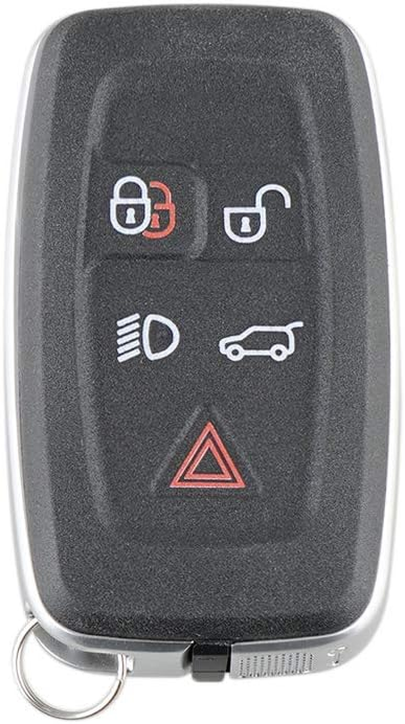 5 Button Black Plastic Car Key Case for Land Rover Discovery 4, Range Rover Sport, Evoque, Vogue Key Fob Cover