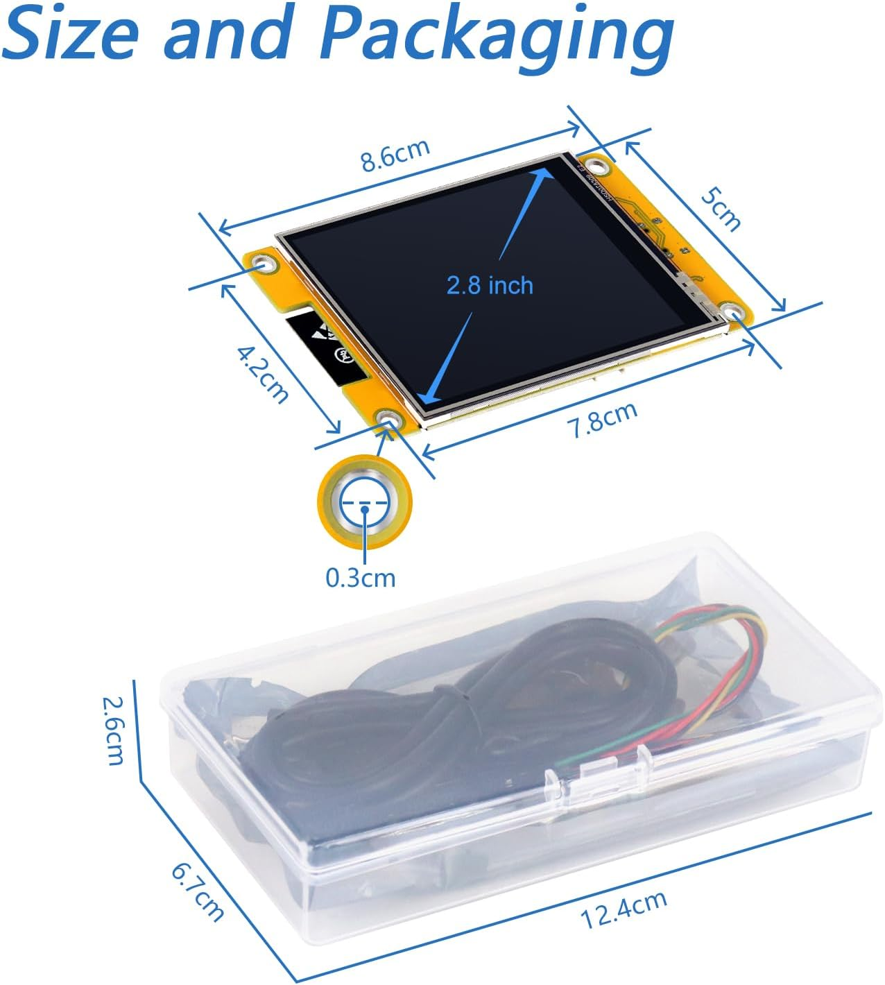 Freenove ESP32 Display CYD, 2.8 Inch Touchscreen Monitor, 240X320 Pixel TN TFT LCD Screen ST7789 Driver, Dual-Core 32-Bit 240 Mhz Microcontroller Wifi+Bt, C Code LVGL Example Projects Tutorial image number 4