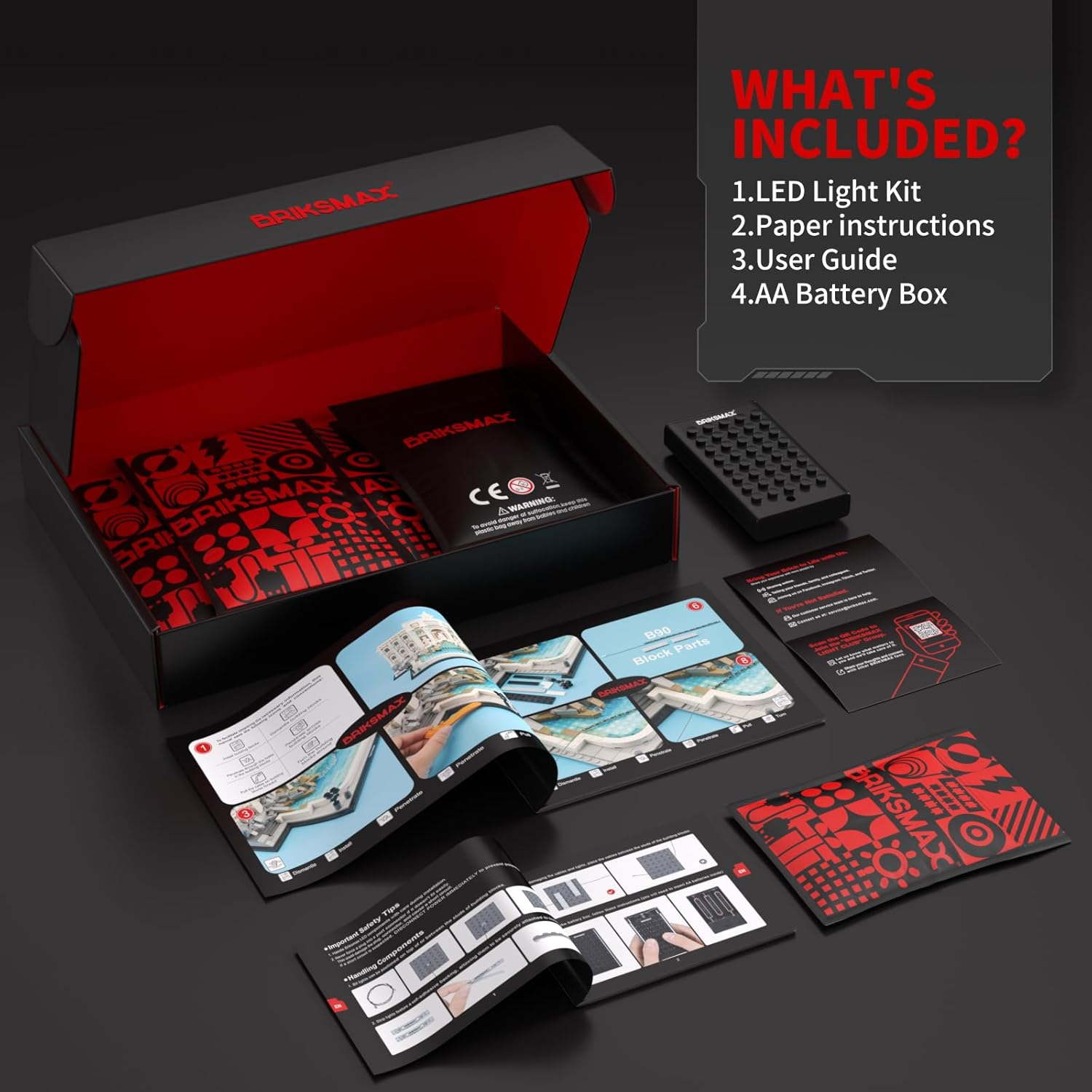 BRIKSMAX 2.0 Light Kit for  Trevi Fountain -Innovative Led Lighting Compatible with  Architecture 21062 - Not Included  Set image number 1