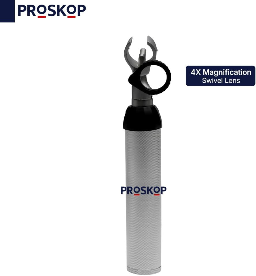 PROSKOP&reg; Veterinary Operating Otoscope Set, Ear Examination, Diagnostic, Vet Otoscope Set, Professional Diagnostic, Vet Otoscope Set, Otoscope for Dogs, Pet Otoscope, Canine Otoscope, Earache, Ear Canal Exam, Grass Seed, Eardrum Exam, Premium image number 2