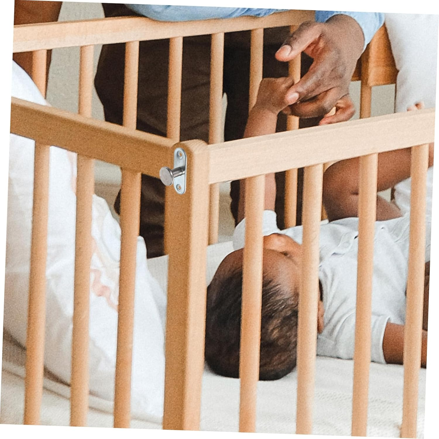 SOESFOUFU 4Pcs Spring Latch Mini Spring Loaded Latch Spring Release Latch Push Open Door Catches Latch Pin Bed Fastening Fittings Door Push Latch Door Latches Hardware Push Open Latches image number 3