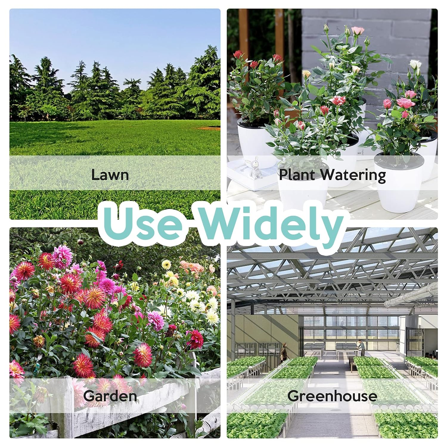 Drip Irrigation Kit Valuehall 66Pcs Distribution Tubing Hose Suit 82Ft/25M Garden Drip Irrigation System Adjustable Automatic Micro Irrigation Kits DIY Patio Plant Self Watering Kit for Garden V7H06 image number 5