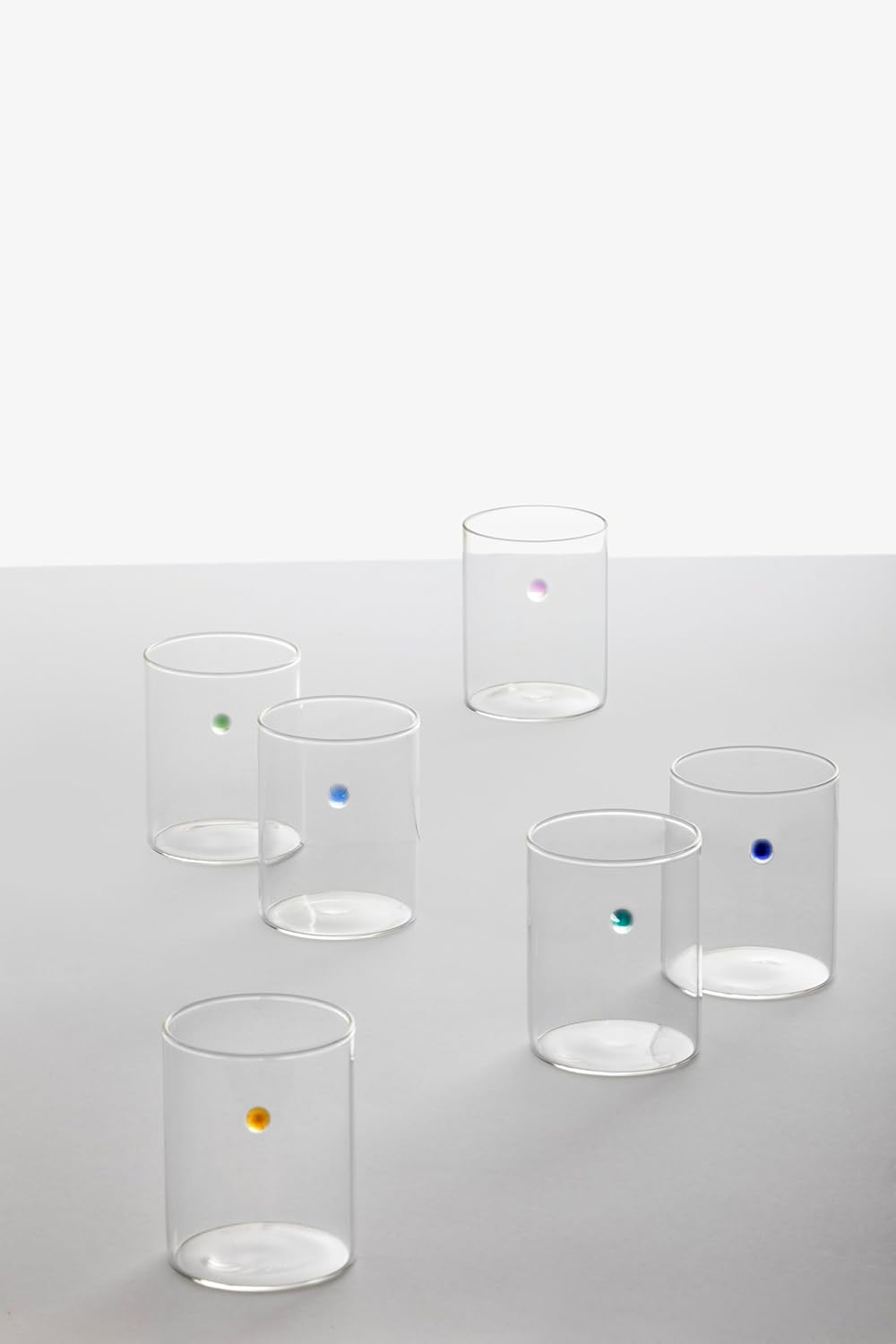 Ichendorf, Milano 0.09350674 Set of 6 Water Glasses, Assorted Soleils Collection, 30 Centilitres image number 1