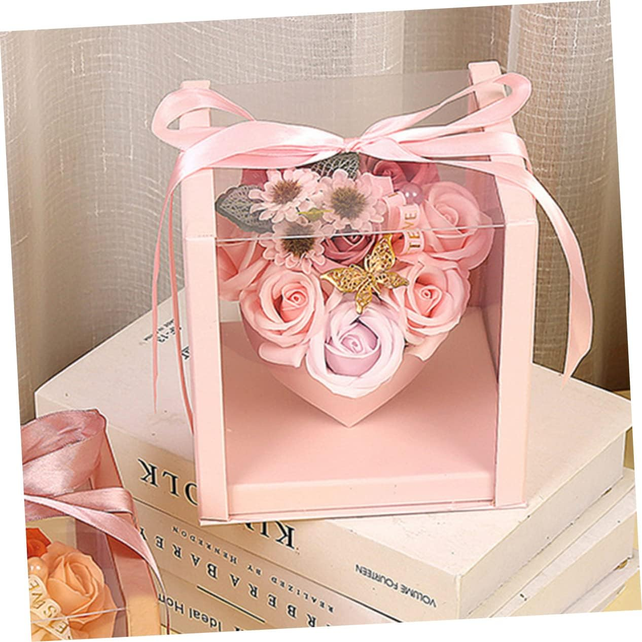 Hohopeti Scented Soap Flower Box Soap Petals for Mother'S Day Birthday Spa Decorative Floral Bath for Women for Relaxation and Pampering