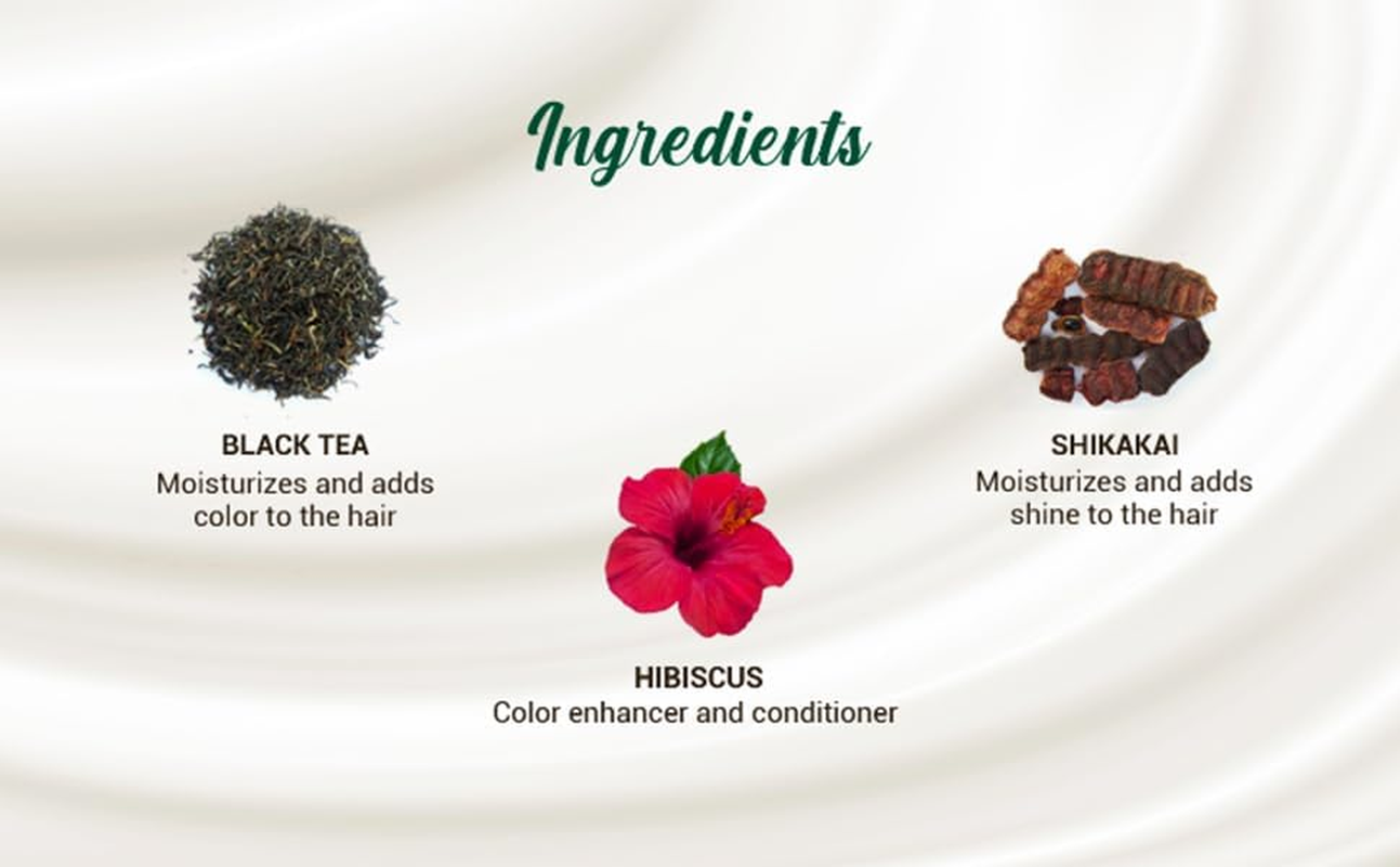 BIOTIQUE HERBCOLOR Black Hair Color NO AMMONIA 1N NATURAL BLACK 50Gm + 110Ml image number 1