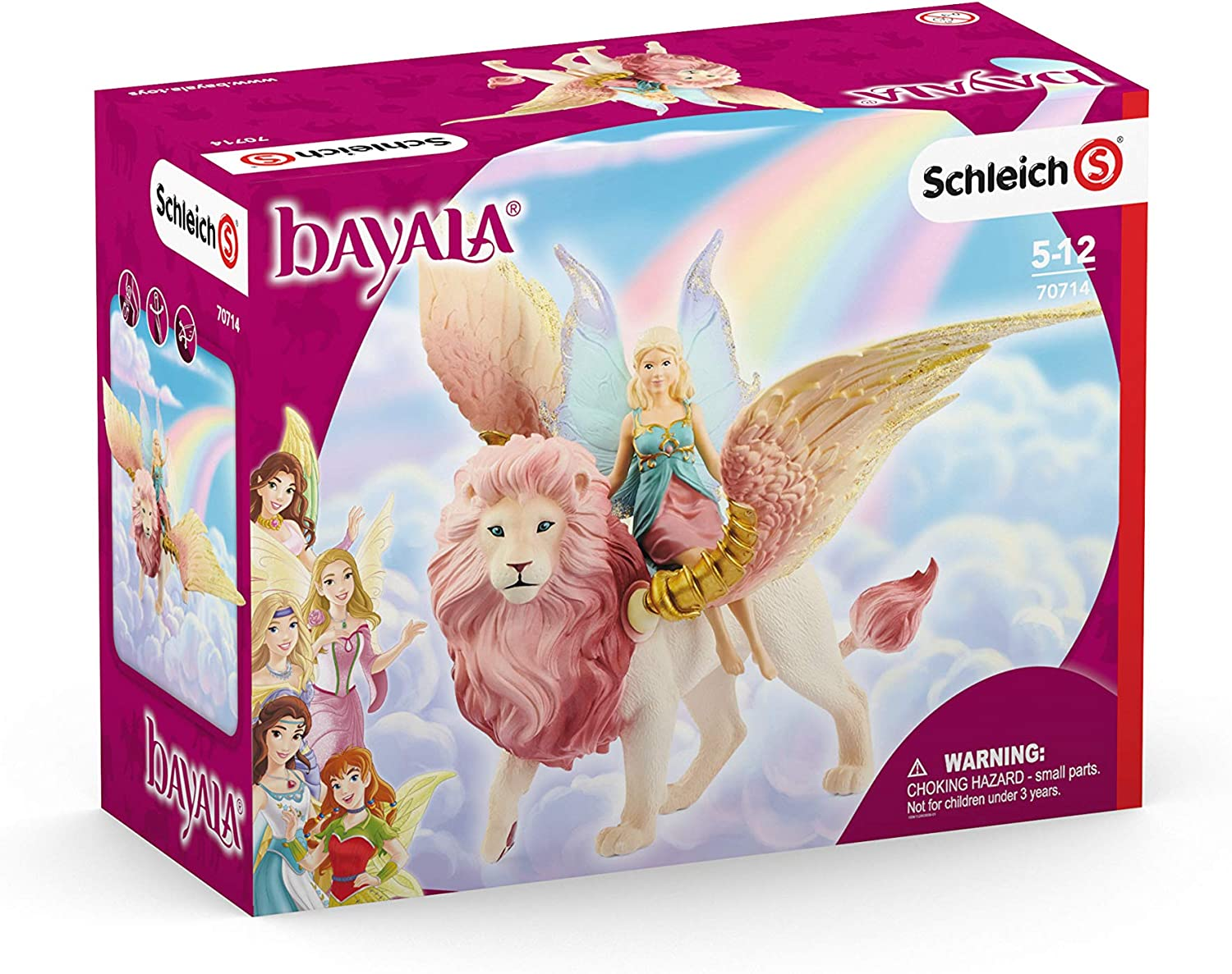 Schleich - Fairy in Flight on Winged Lion image number 5