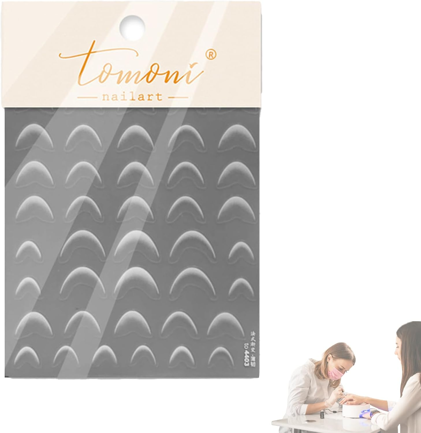 YNPQTDS French Stickers for Nails | Gradient Manicure Accessories - Gel Polish Nail Decals - for Daily Wear Parties Weddings Holidays Date Night Vacation Special Events Home Salon Girls Ladies Wives