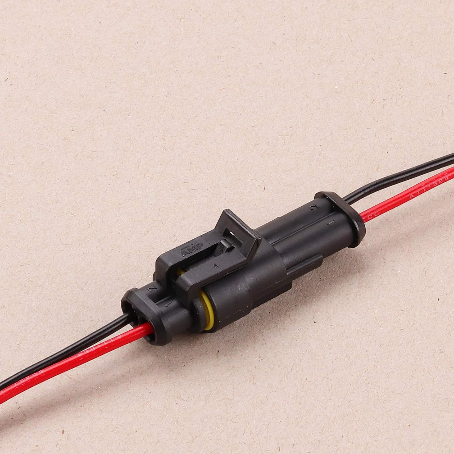 Kinstecks 10 Kit 2 Pin Waterproof Electrical Connector Auto Electrical Wire Connectors for Car Truck Boat Motorcycle and Other Wire Connections&iexcl;&shy; image number 4