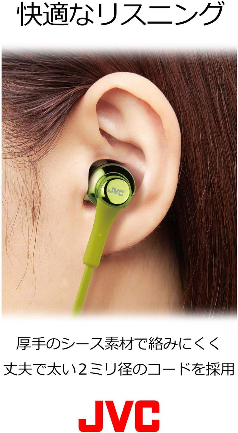 JVCKENWOOD JVC HA-FX26-Z Wired In-Ear Earphones, Light Blue