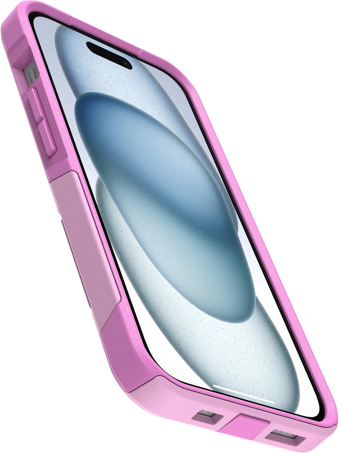 Otterbox Iphone 15, Iphone 14, and Iphone 13 Commuter Series Case - Run Wildflower (Pink), Slim & Tough, Pocket-Friendly, with Port Protection