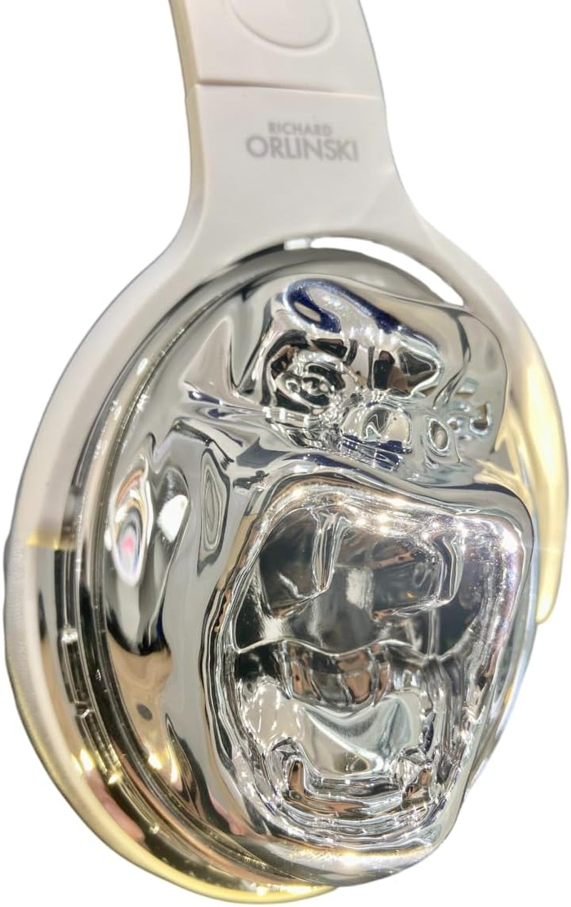 ORLINSKI Bluetooth Headphones, CAQKON1001-267 V2 2025 40Mm Speaker, Bluetooth 5.1, Microphone, 6 Hours Battery Life, Silver image number 3