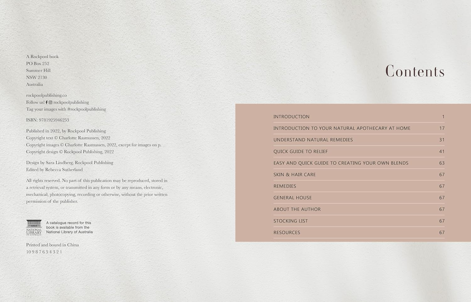 From Earth: a Guide to Creating a Natural Apothecary