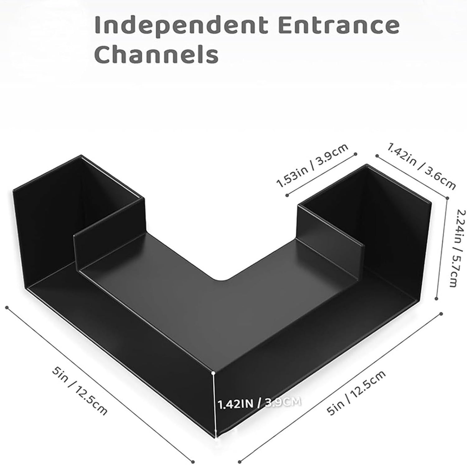 Fish Tunnel, Aquarium Caves and Hides, Viewing Shelter Hiding, Safe Resting Habitat, Ideal for Shrimp Breeding, Freshwater, Saltwater Tanks Pet Enrichment, 12.5X12.5X5.7Cm image number 4