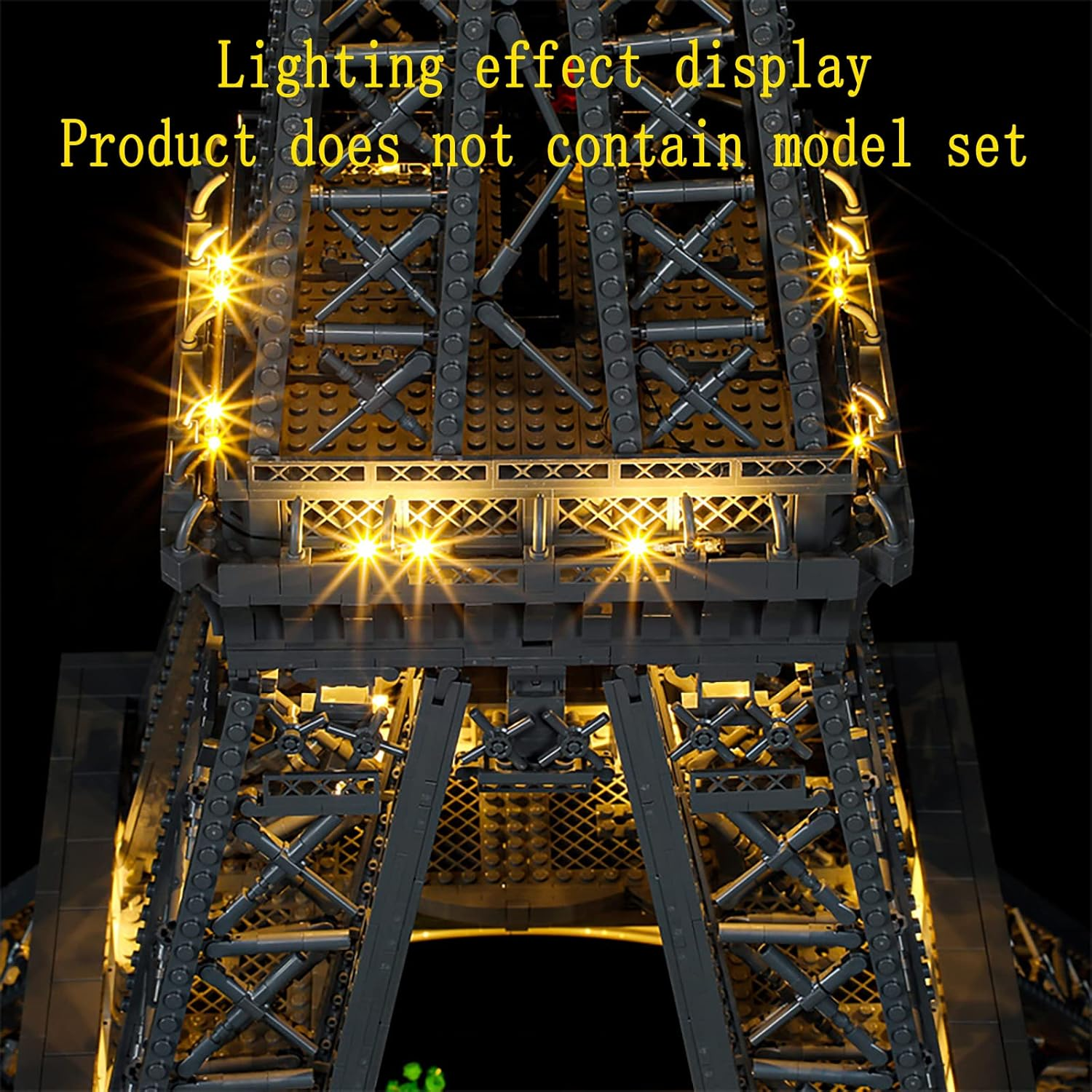 GEAMENT LED Light Compatible with  Eiffel Tower - Lighting Set for Icons 10307 (Model Not Included) image number 4
